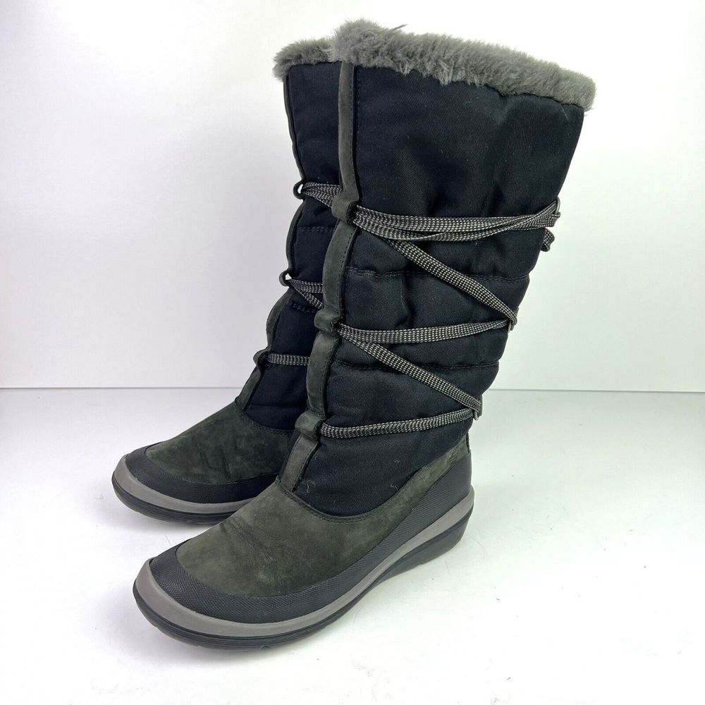 TIMBERLAND Womens Boots Faux Fur Lined Tall Warm Winter Snow Boots Size 6.5